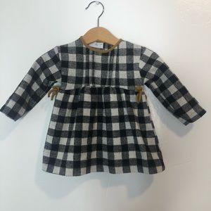 Zara baby checkered dress